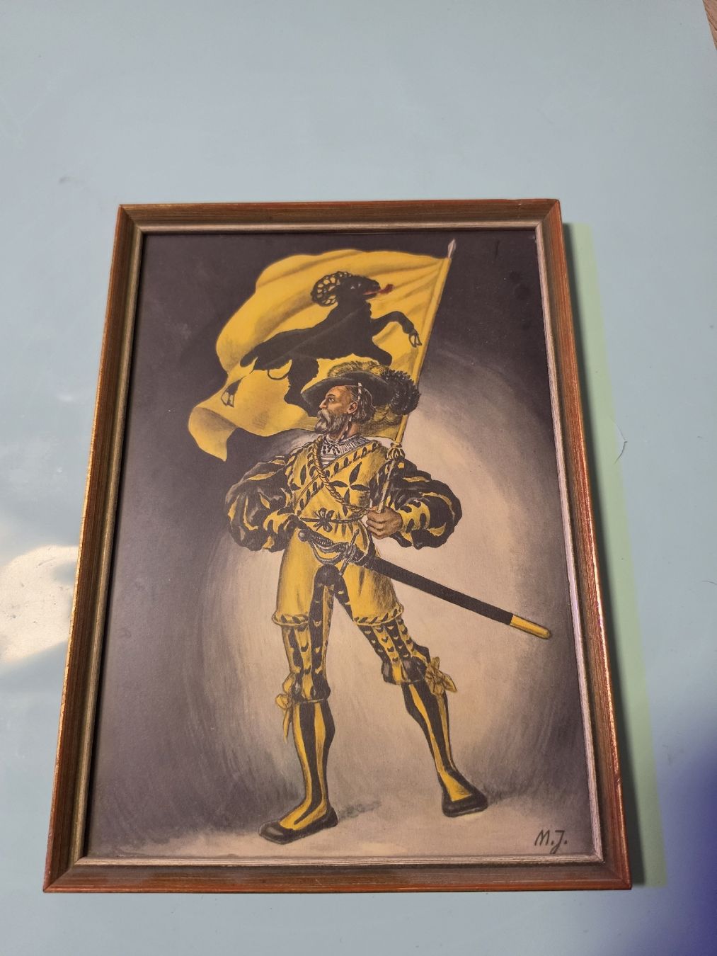 Dipinti: Fahnen/Bannerträher Kt. Schafffausen – Usato da Bellach venduto da Vegeta23