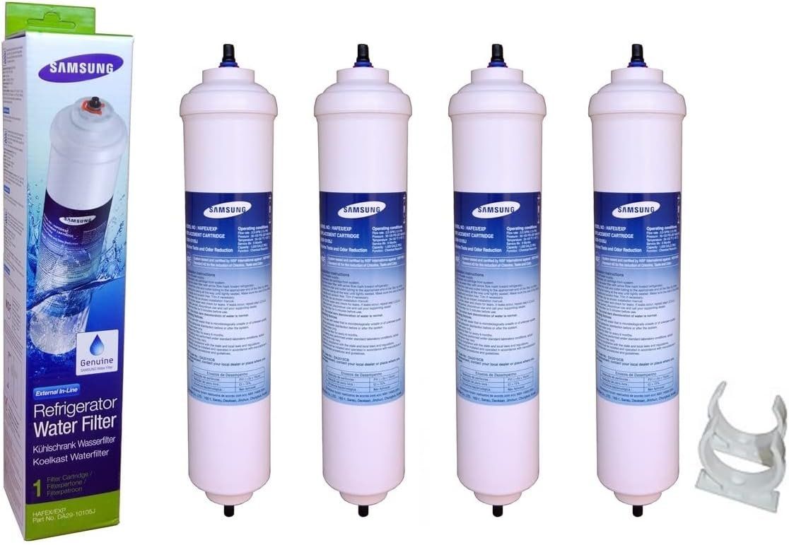 Sanitari: DA29-10105J Externer Inline-Kühlschrank-Wasserfilter 4er – Nuovo e nell'imballaggio originale da Schaffhausen venduto da smarastore