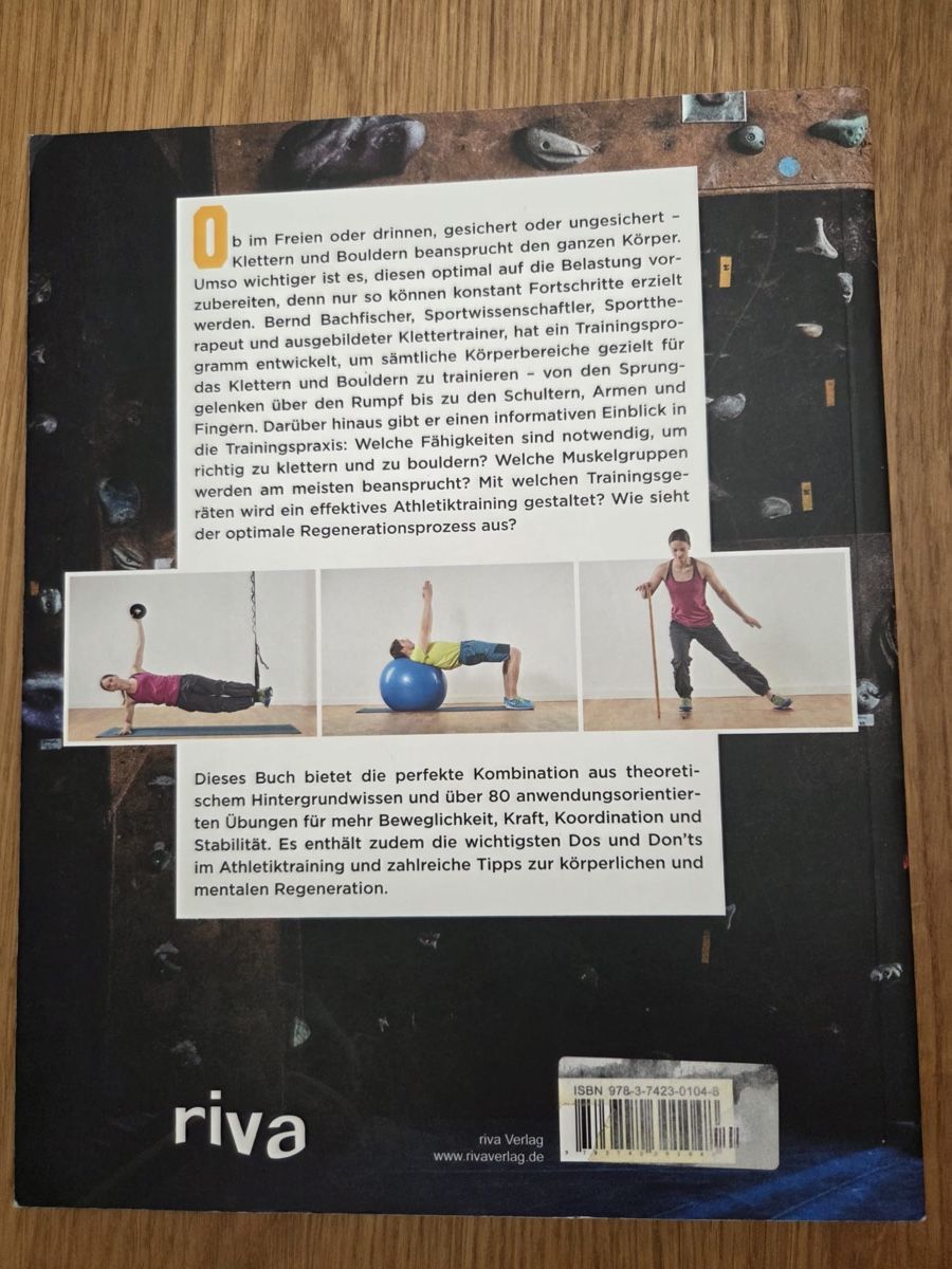 Libri: Athletiktraining Klettern & Bouldern – Usato da Turtmann venduto da bregpa 1
