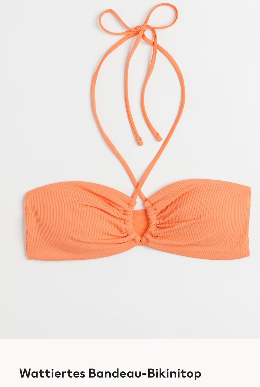 H&M Costumi da bagno & Bikini: Wattiertes Bandeau-Bikinitop Grösse 46 – Nuovo (secondo la descrizione) da Susten venduto da AMAZE 2