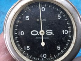Oldtimer O.S.Tourenzähler / Tacho +Antriebssaite Bugatti usw