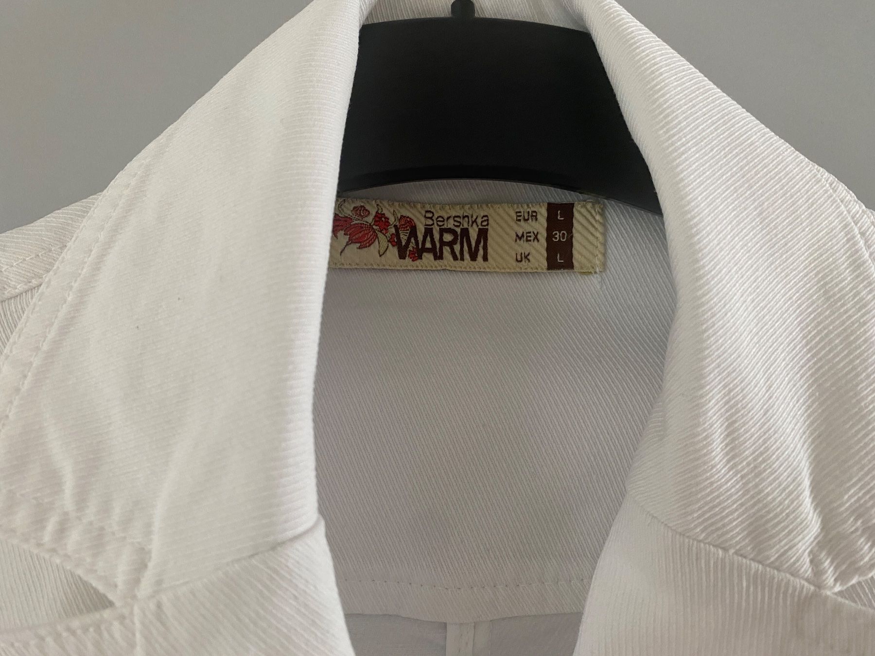 Bershka Giacche: Jeans Jacke Grösse L weiss – Usato da Glattbrugg venduto da riseca 2