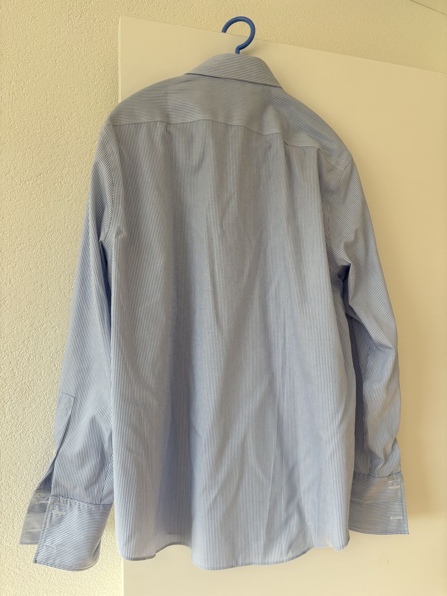 Michael Kors Camicie: Michael Kors Hemd, hellblau, Gr. 32/33, slim fit – Usato da Niederwangen BE venduto da V.Fernandes 2