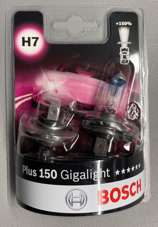 Bosch H7 Autolampen Set
