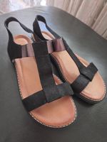 Damensandalen schwarz Grösse 40 neu