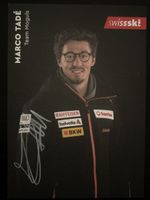 Signierte Autogrammkarte Marco Tadé Swissski