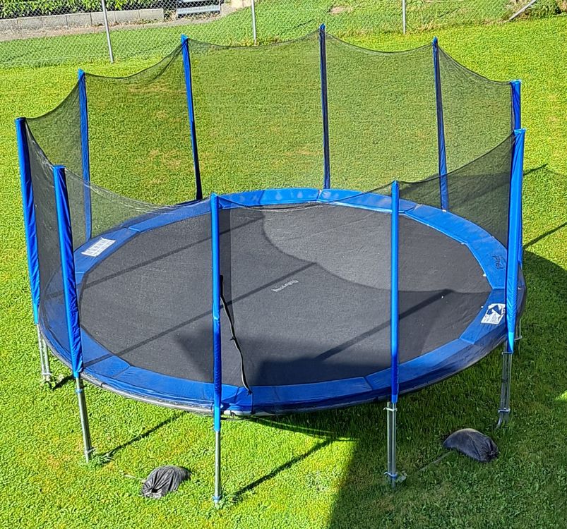4 Stück Trampolin Bodenanker 40cm - Heavy Duty Erdanker Für Garten, Pavillon & Zelte