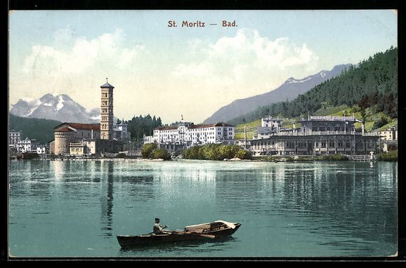 Cartes postales: AK St. Moritz, Hotel-Kursaal – D'occasion à Berlin par bartko-reher