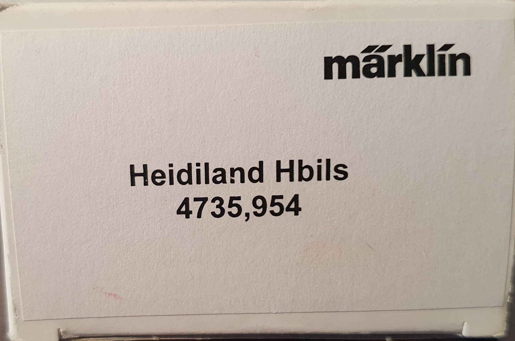 Märklin Modelleisenbahnen: MÄRKLIN: SBB GÜTERWAGEN "HEIDILAND" OVP – Gebraucht aus Biglen von taunus82 2