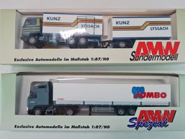 AWM 2er LKW-Set Kunz Lyssach / Planzer Jumbo H0 1:87