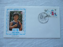 Andorra 1979 1 FDC Jahr des Kindes