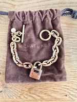 Michael Kors Armband mit Schloss in Roségold mit Beutel