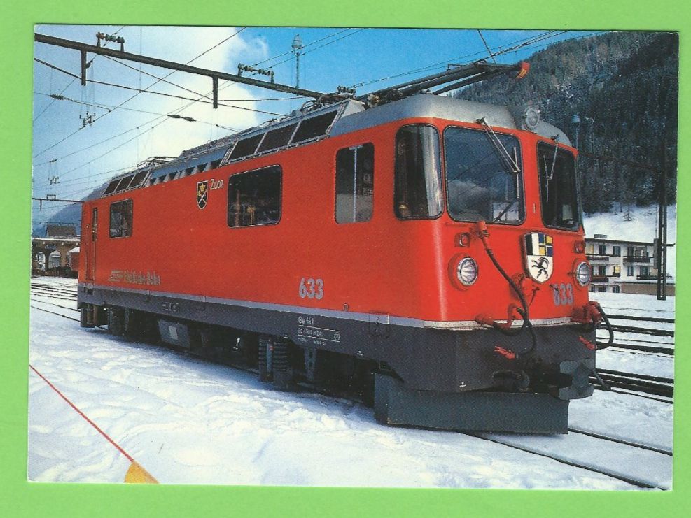 Cartoline postali: Rhätische Bahn Lok – Usato da Zürich venduto da t24_de