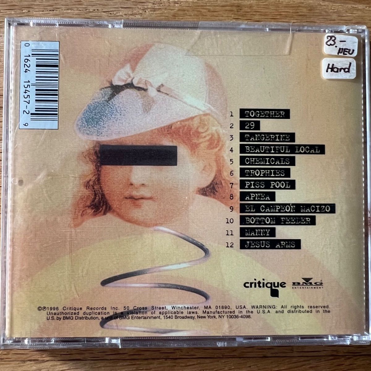 CD: Gouds Thumb - Same / CD - 1. US-Press. 1996 – Usato da Gais venduto da soundcave57 1
