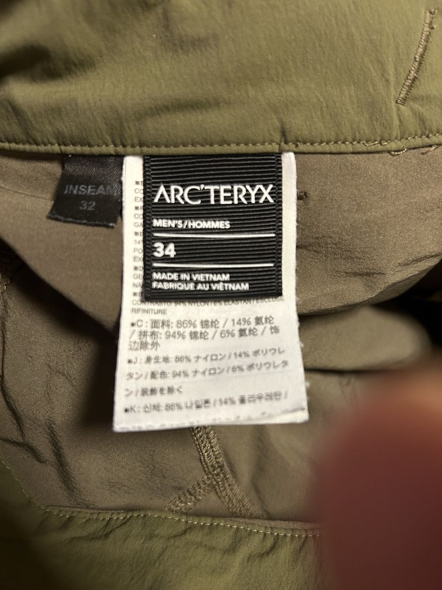 Arcteryx Pantaloni: Arcteryx Lefroy Pants Men grau – Usato da Obbürgen venduto da musigschopf 2