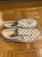 Vans Slip-On Sneaker kariert silber weiss Grösse 38.0