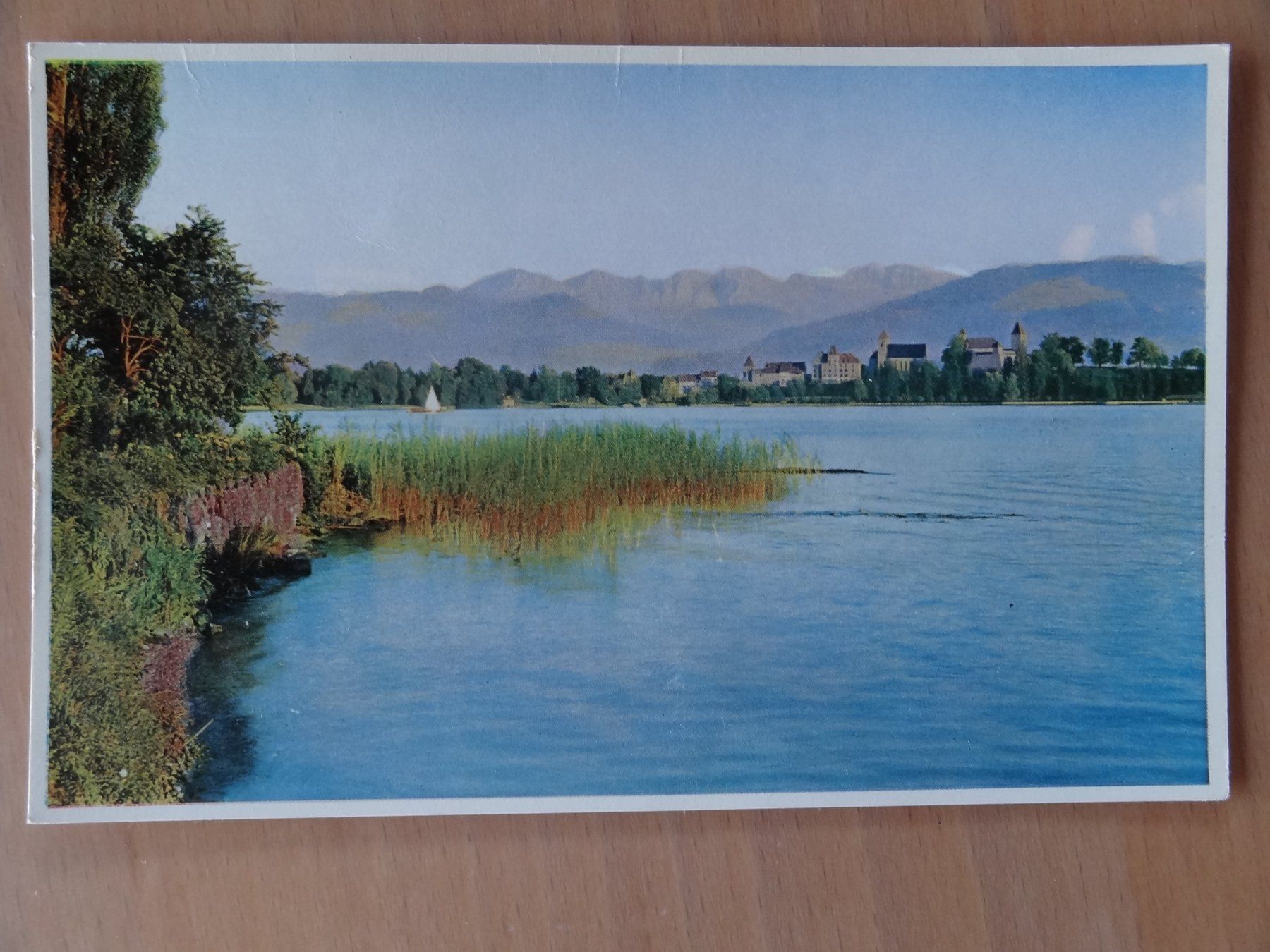 Ansichtskarten: Rapperswi am Zürichsee - SG – Gebraucht aus St Léonard von Riglin