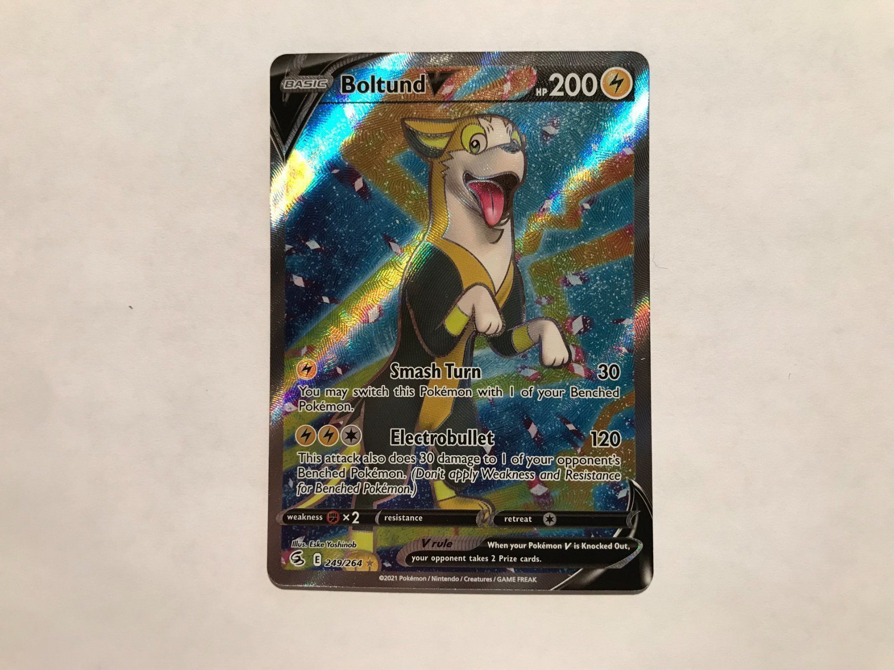 Pokémon Carte collezionabili: Boltund V Fullart EN – Usato da Hagendorn venduto da Pokecollectorch 1