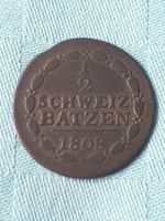 1/2 SCHWEIZER BAZEN 1808 CANTON THURGAU Münze