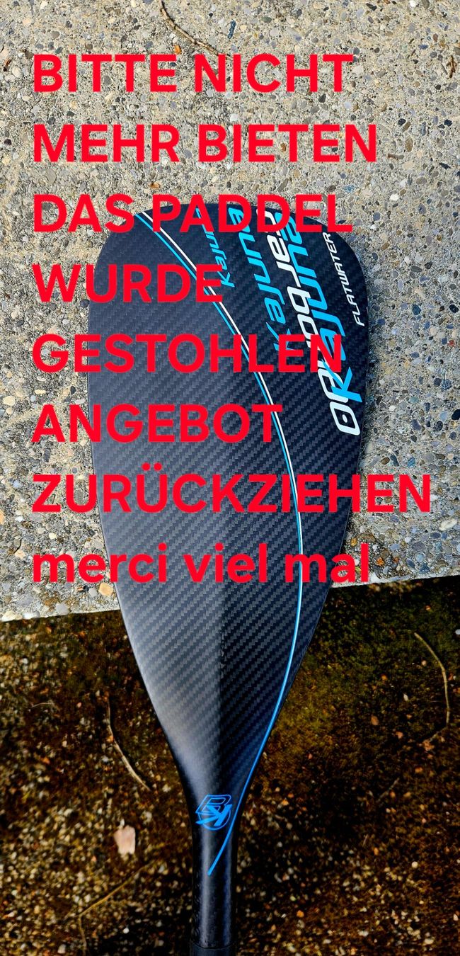Schlauchboote, Kajaks & Kanus: CARBON SUP PADDLE – Gebraucht aus Möhlin von marten74 5