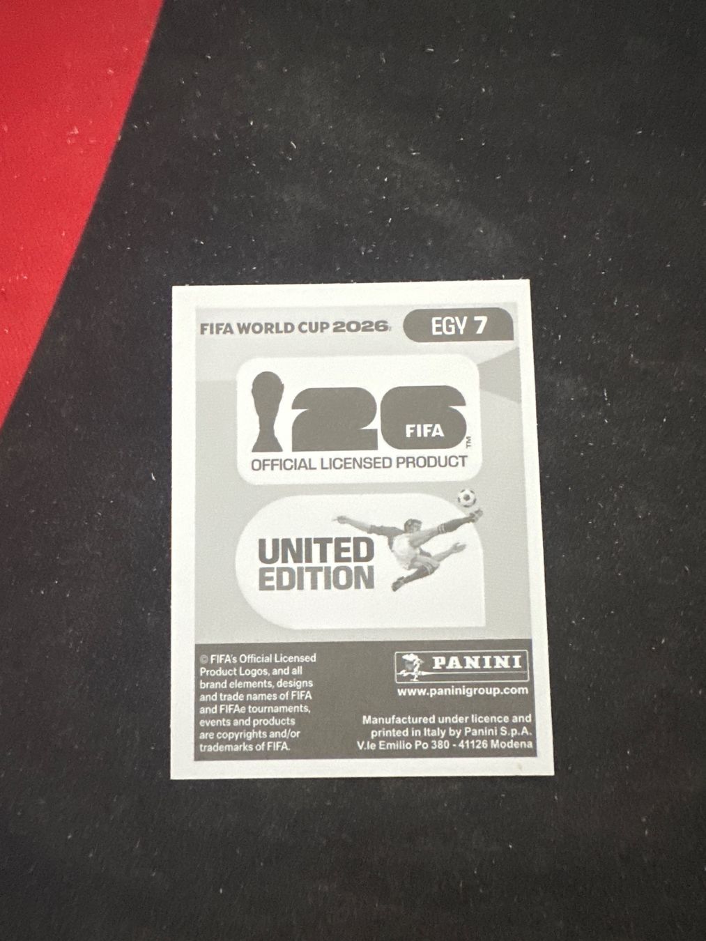 Panini Carte collezionabili: Panini FIFA WM 2026 Sticker - EGY 7 – Usato da Sulz AG venduto da DealWerk 1