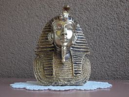 Gepflegte Bronze Skulptur Figur *PHARAO* Tutanchamun Ägypten