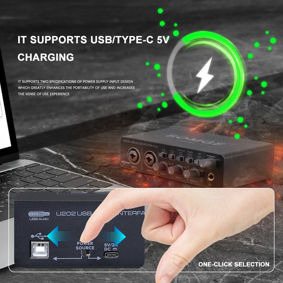 Attrezzatura per studi di registrazione: USB Audiointerface 32Bit 192kHz XLR TS TRS Mic Preamp 48V – Nuovo e nell'imballaggio originale da Genève venduto da Anna-38 4