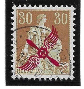 Tutti i francobolli: Flugpost 1919 -1 gestempelt, mit Attest – Usato da Luzern venduto da MaxManMusic