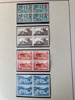 Pro Patria, 1946 bis 1955, Viererbl. postfr, 1950 Erstagsst.