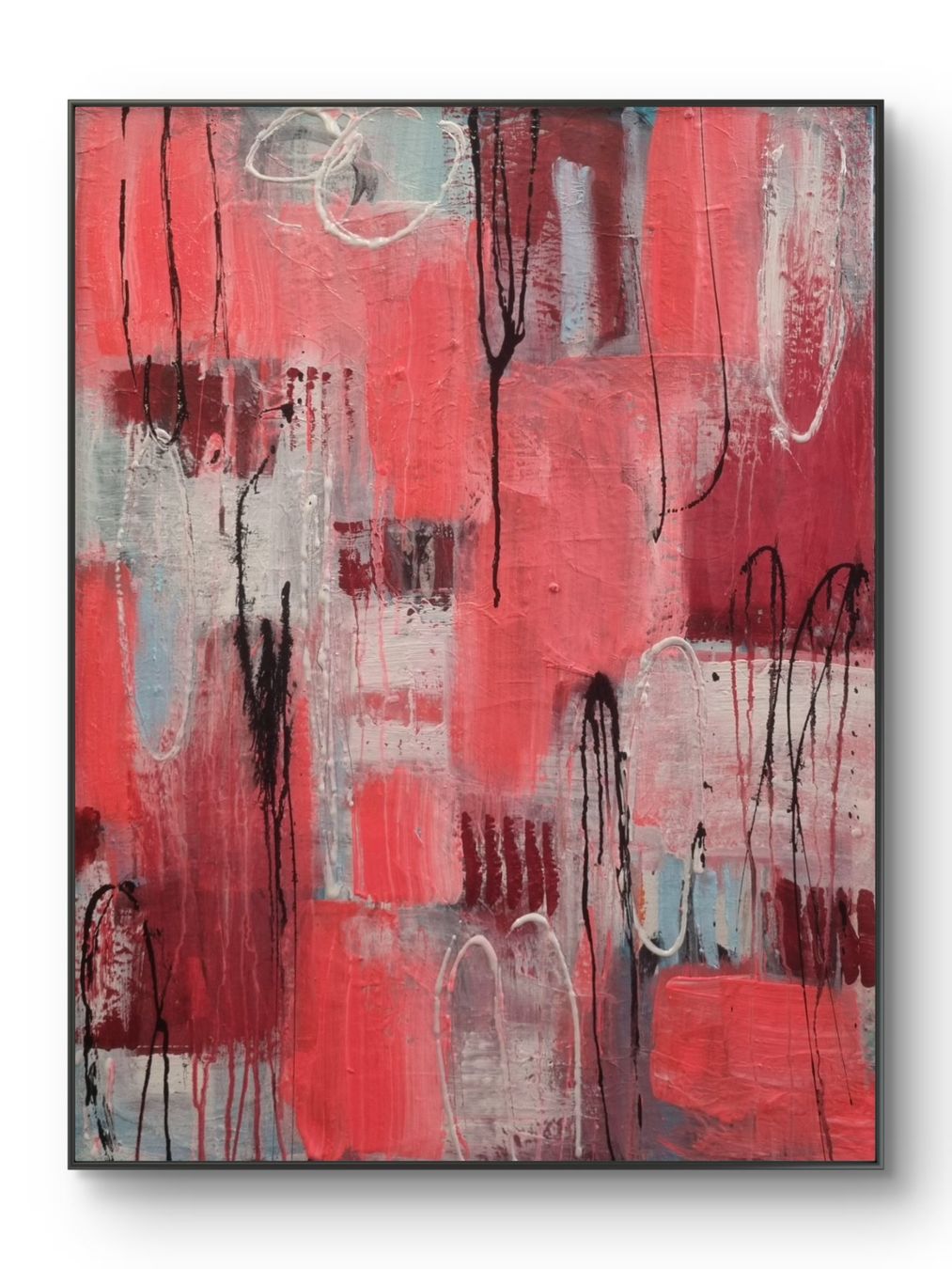 Tableaux: Originales abstraktes Gemälde 80x60cm – Neuf (Voir description) à Urdorf par Contra8 5