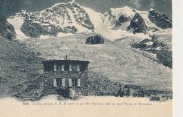 Tschiervahütte SAC + c1910 Stempel
