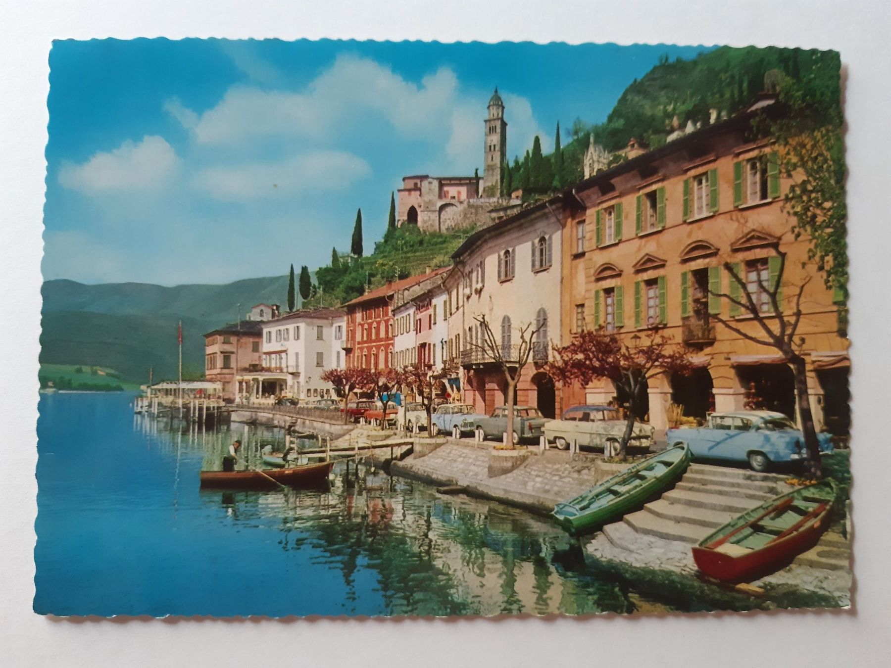 Ansichtskarten: Morcote, Ticino, postcard – Gebraucht aus Verscio von giamma1985