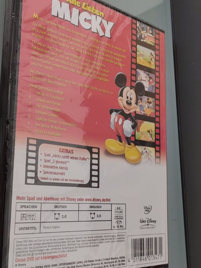 Tutti i DVDs: Alle Lieben Micky – Nuovo e nell'imballaggio originale da Dottikon venduto da Oldyfreak 1