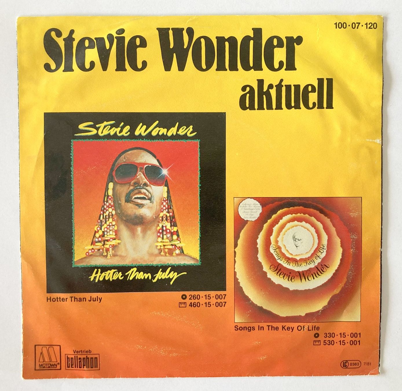 Schallplatten: STEVIE WONDER - HAPPY BIRTHDAY – Gebraucht aus Bottens von hotter-than-hell 1