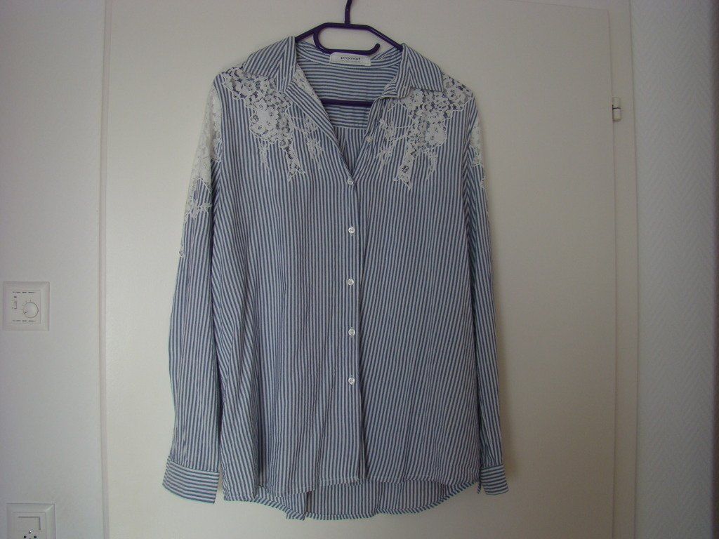 Promod Camicette: chemisier (dentelle) – Nuovo e nell'imballaggio originale da Lussery-Villars venduto da pousinete02 6