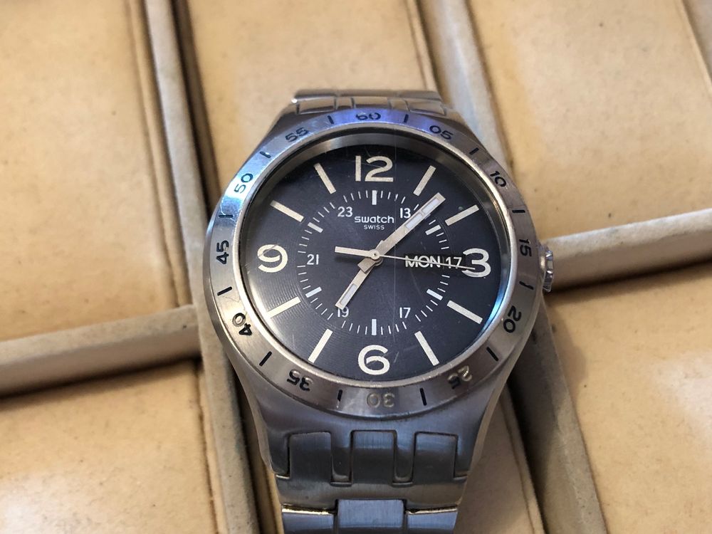 Montre Homme EXONA Automatique Swiss Made En Acier - Occasion Fonctionnelle