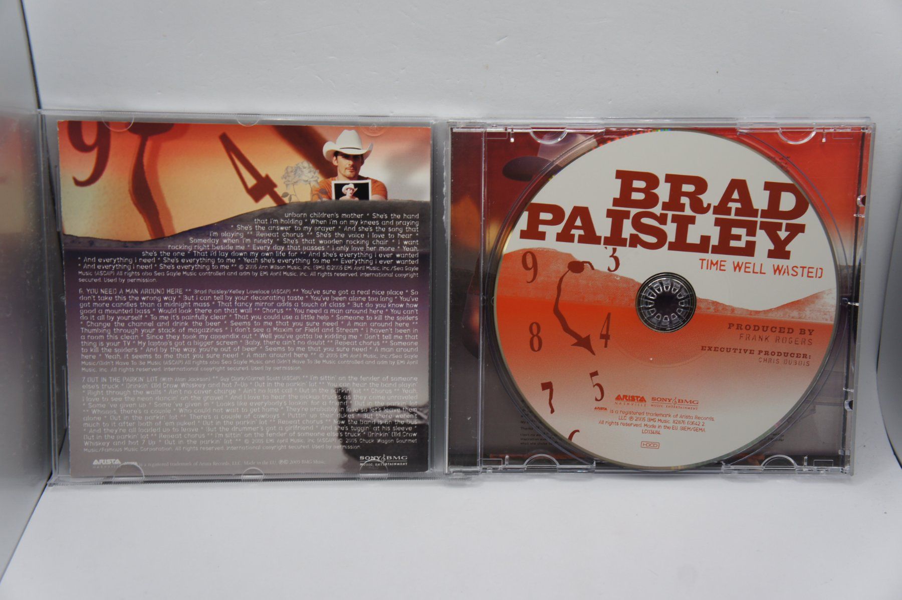 CD: CD Brad Paisley - Time Well Wasted – Usato da Ernetschwil venduto da luisvonerni 2