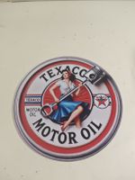 Texaco Motor Oil Blechschild, Vintage Look! Neu (nov640)