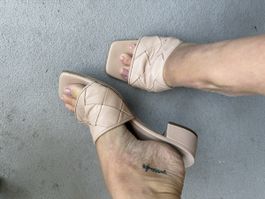 Sandalette 👡💗zartes Rosa/Nude in 40 (6 1/2)