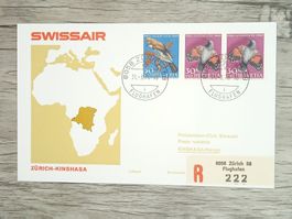 TR20 Enveloppe + Timbre Suisse 1969 Theme Aviation