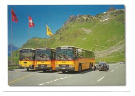 Klausenpass (GL/UR) Passfahrt mit NAW-Postauto - um 1975