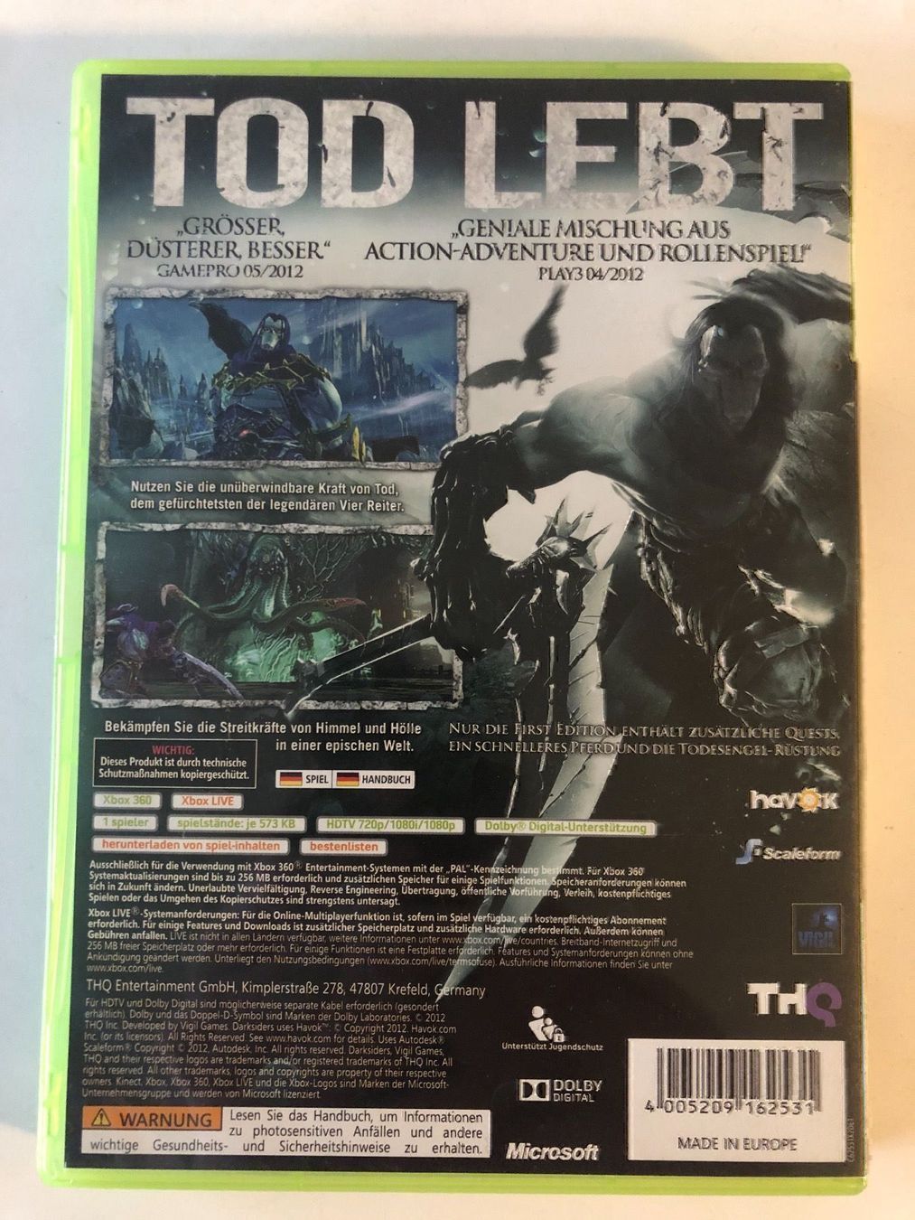 Microsoft Giochi: Darksiders 2 First Edition für Xbox 360 – Usato da Kestenholz venduto da Mad18 1