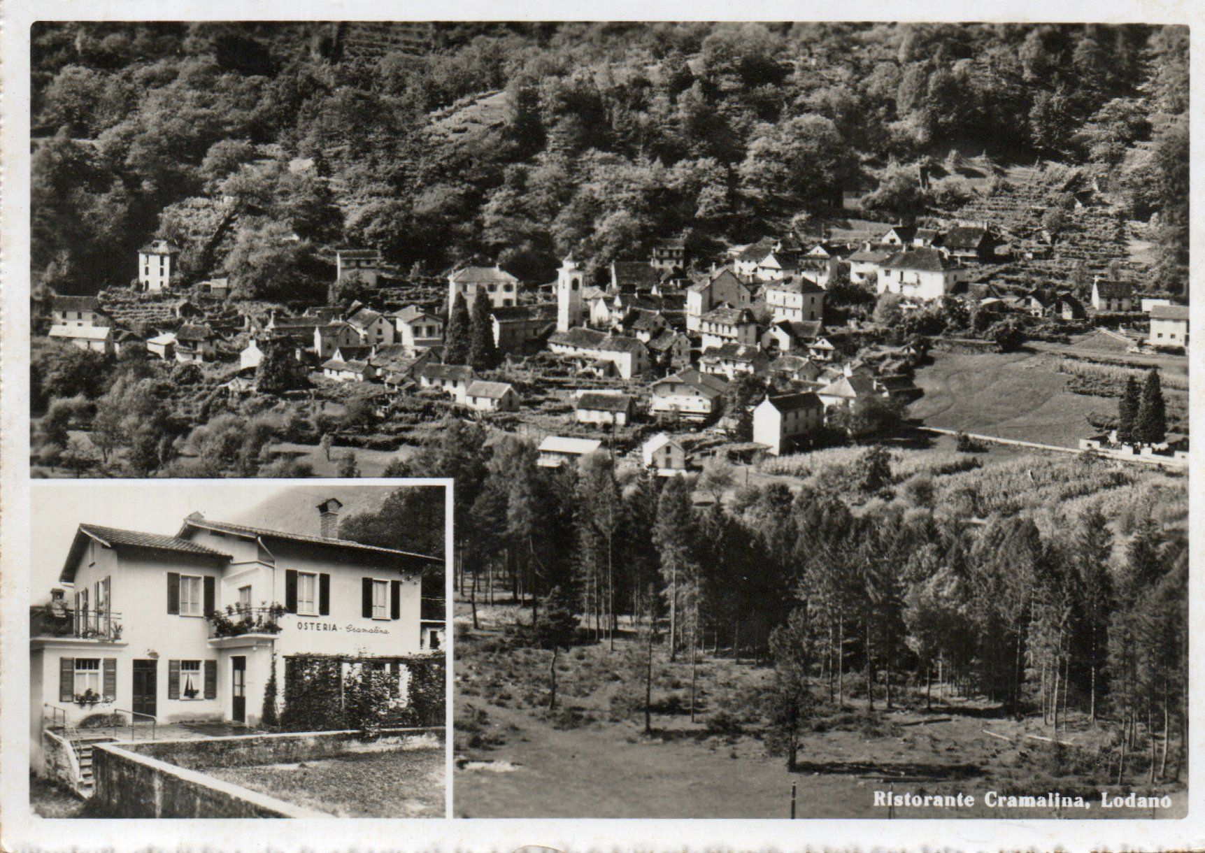 Cartoline postali: Lodano - Ristorante Cramalina – Usato da Melano venduto da pisonsdro