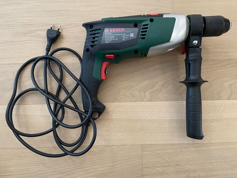 Bosch AdvancedImpact 900 klopboormachine (extra handgreep, diepteaanslag, koffer, 900 watt