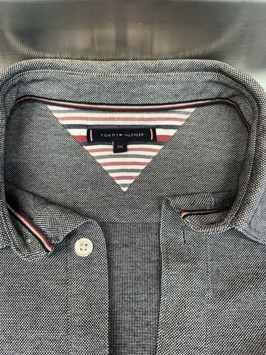 Tommy Hilfiger Camicie: Herren Hemd Tommy Hilfiger grau – Usato da Schwende venduto da weesli 3