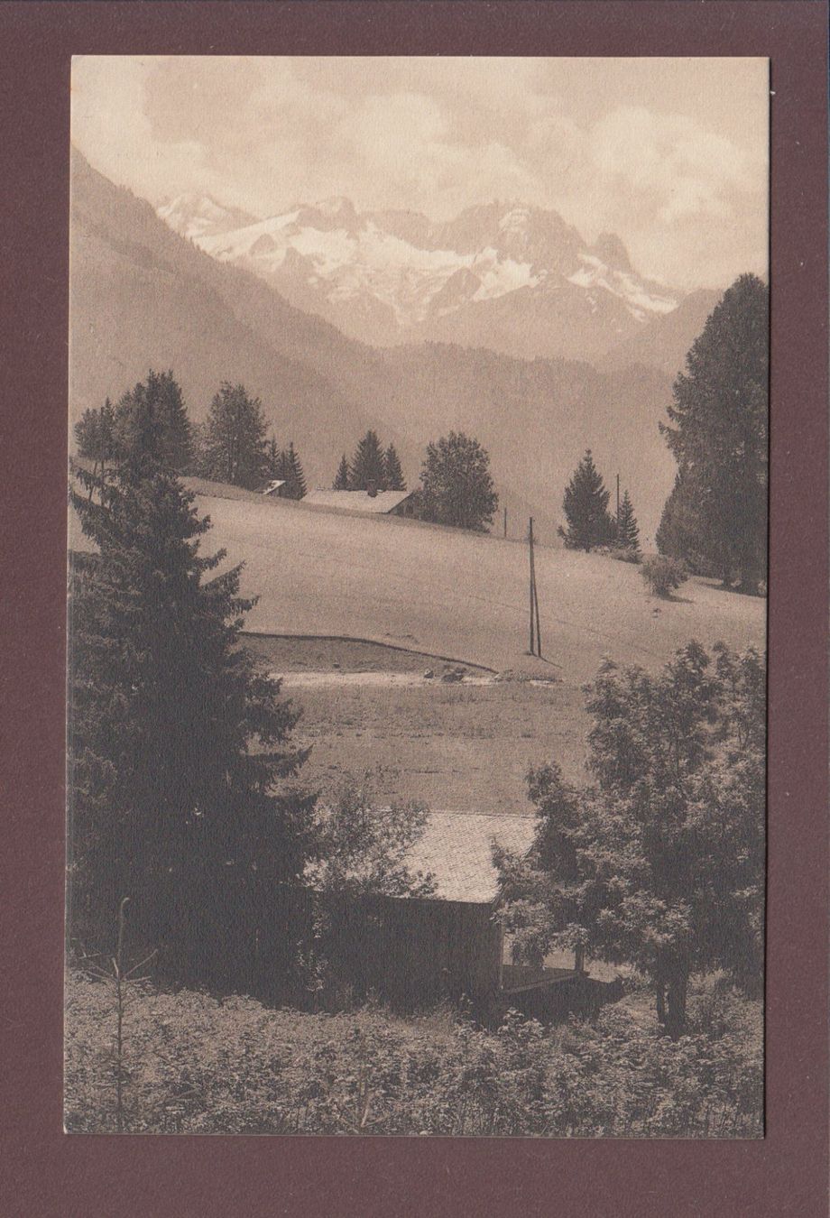 Cartoline postali: VILLARS sur Ollon - Glacier du Trient – Usato da Pully venduto da nicecards
