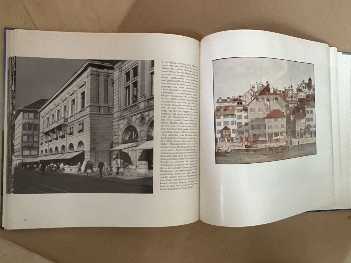 Bücher: Zürich einst und jetzt - Bildband mit Text 1965 – Gebraucht aus Frauenfeld von aluma14 6