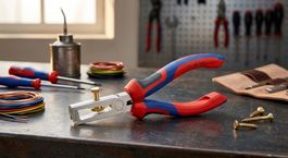 Knipex 11 05 160 Abisolierzange Mit Öffnungsfeder, universal
