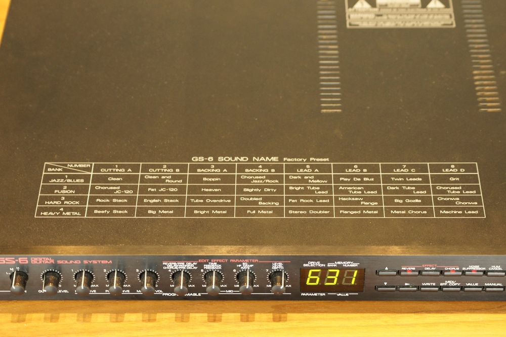 Roland GS-6 Digital Guitar Sound System / Multi-Effect (Gebraucht) in ...