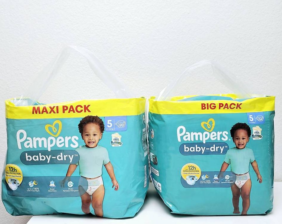Pampers - Baby Dry - Maat 5 - Maandbox - 162 stuks - 11/16 KG